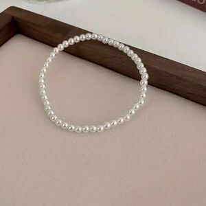 French Retro Simple Pearl Stretch Bracelet Luxury Bracelet - Elegant - NEW